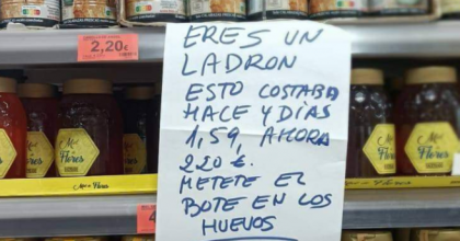 Los precios de los supermercados suben un 38% en tres años. Récords a costa de los bolsillos de los trabajadores