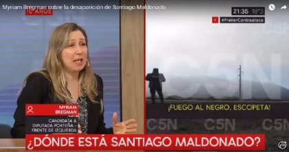 Myriam Bregman sobre la desaparición de Santiago Maldonado - YouTube