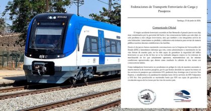 Comunicado de Federaciones de Transporte Ferroviario de Carga y Pasajeros