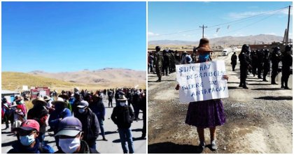 Se agudiza lucha campesina contra minera Glencore-Antapaccay en la provincia de Espinar Cusco