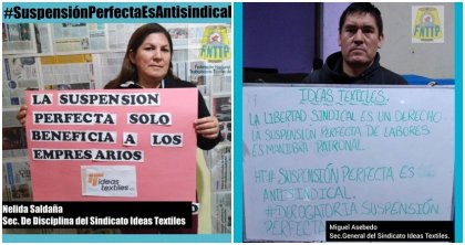 Trabajadores de Ideas Textiles denuncian persecución sindical y abusos laborales