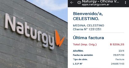 "Mi papá es jubilado y la factura de gas equivale a la mitad de sus haberes"