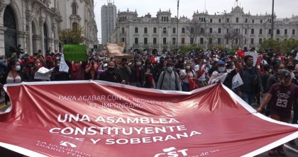 Para acabar con el régimen de explotación capitalista, impongamos una Asamblea Constituyente Libre y Soberana