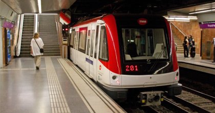 Trabajadores del metro de Barcelona irán a la huelga en enero