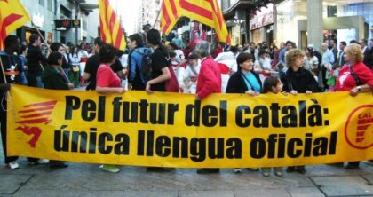 Ofensiva del Régimen del 78 y la extrema derecha contra la lengua catalana