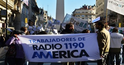 Trabajadores de Radio América reclamarán frente al EnaCom por la defensa de sus puestos de trabajo