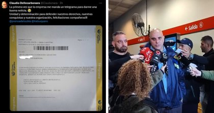 Ganó Dellecarbonara y los metrodelegados: “La primera vez que Emova me manda una buena noticia”