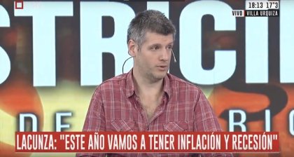 Esteban Mercatante: "La salida no es la devaluación que repercute en el bolsillo de los trabajadores"