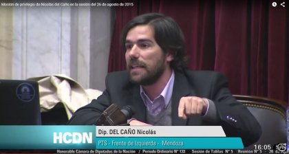 Moción de privilegio de Nicolás del Caño en la sesión del 26 de agosto de 2015 - YouTube