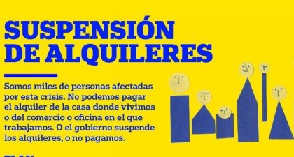 Sindicatos de inquilinos: "El Gobierno nos está forzando a elegir entre comer o endeudarnos"