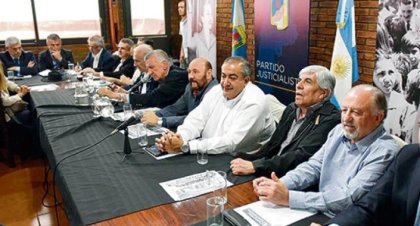 CGT, CTA, Moyano y la Corriente Federal lograron la ansiada unidad: en la Mesa del PJ