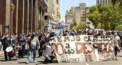 Ferroviarios despedidos lanzan campaña contra la criminalización y convocan a marchar el 24M