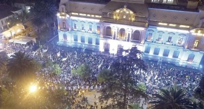 Encendido discurso de Gerardo Morales en el acto de la represión y la impunidad