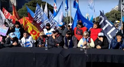 El Frente de Lucha Piquetero anunció nuevas medidas contra el ajuste 