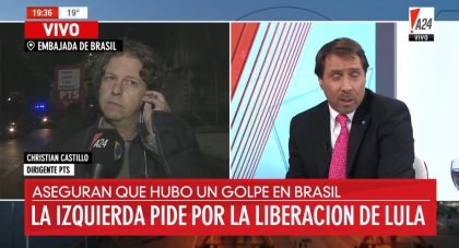 Feinman queda mudo ante Christian Castillo en debate acerca de Brasil - YouTube