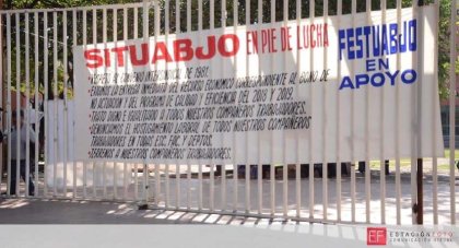 Oaxaca: Paro de los trabajadores de la UABJO, exigen pago de prestaciones