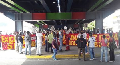 Trabajadores petroleros protestan a nivel nacional por sus derechos y salarios de miseria