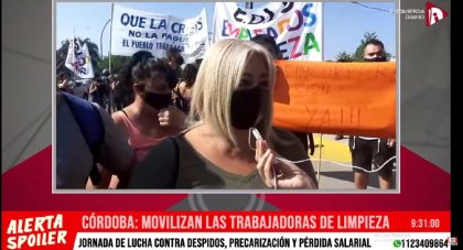 ✋&#127996; CÓRDOBA: MARCHAN LAS TRABAJADORAS DE LIMPIEZA - YouTube