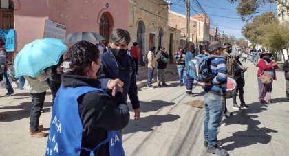 Alejandro Vilca visitó La Quiaca y Abra Pampa