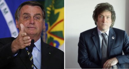 Milei quiere organizar un “foro anticomunista” en Buenos Aires junto a los Bolsonaro 