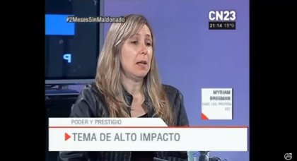 Myriam Bregman en Poder y Prestigio por CN23 - YouTube