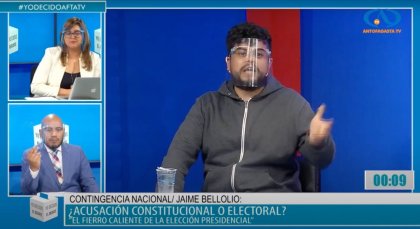 Debate Antofagasta TV: Lester Calderón puso entre las cuerdas a los diputados José Miguel Castro y Catalina Pérez