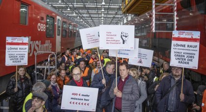 Los trabajadores ferroviarios van a la huelga en Austria y Bélgica por aumento de salario