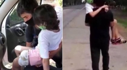 Santiago del Estero: cargó a su hija enferma 5 kilómetros porque la Policía le negó el paso