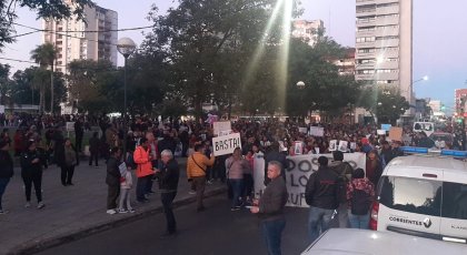 Una marcha multitudinaria exige la aparición de Loan en Corrientes