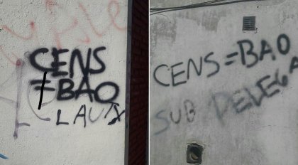 Estudiantes de Glew denuncian pintadas intimidatorias 