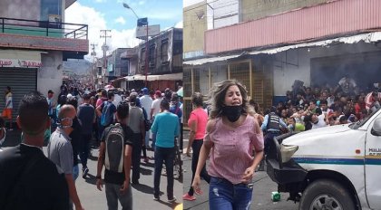 Sigue la explosión por el hambre: protestas y disturbios en Upata, estado Bolívar