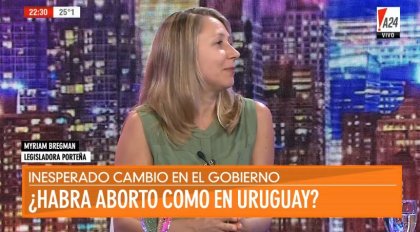 Myriam Bregman en A24 Debatió sobre el #AbortoLegal - YouTube