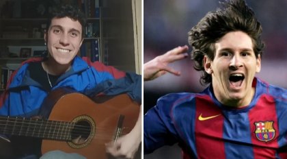 "Muchachos" versión catalana: el amor a Messi desde Barcelona