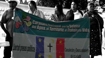 Llega caravana yaqui a Xochimilco: hoy mega marcha en el Zócalo