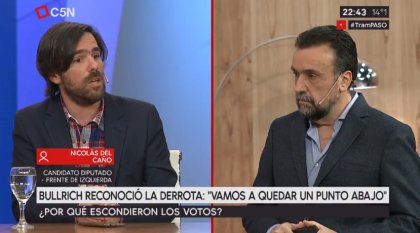 Nicolás del Caño en C5N, análisis de las PASO - YouTube