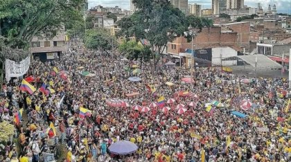 Colombia se movilizó en una nueva jornada de protestas