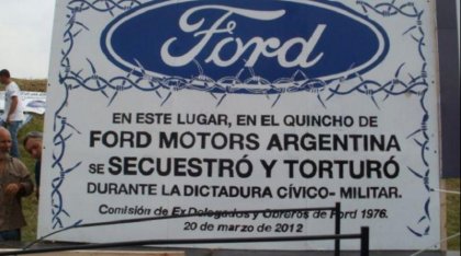 Confirmaron las condenas a dos exdirectivos de Ford por el secuestro y tortura a 24 trabajadores