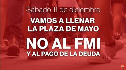 Digamos NO AL FMI en PLAZA DE MAYO el sábado 11 de diciembre. - YouTube