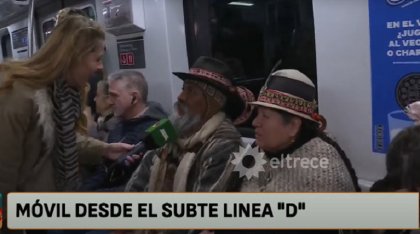 Racismo en vivo: en un programa de TV se burlaron de un compañero y una compañera originaria