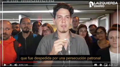 Trabajadores del Metro de Brasil y Argentina se solidarizan con Deillily despedida del Metro Ccs - YouTube