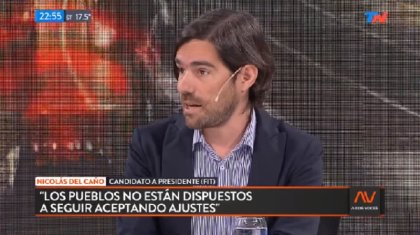 Nicolás del Caño: “Los pueblos no están dispuestos a seguir aceptando ajustes"