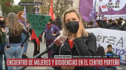 Myriam Bregman "Es el momento de volver a poner en agenda nuestros reclamos" - YouTube