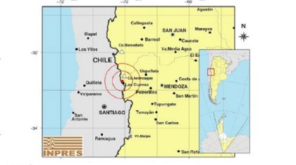 Mendoza: un sismo de 5,8 grados en la escala Richter afectó a la provincia y se sintió también en Chile