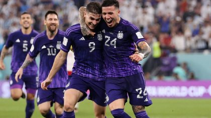 Argentina recuperó la memoria: triunfo 2-0 ante Polonia para clasificar a octavos de final