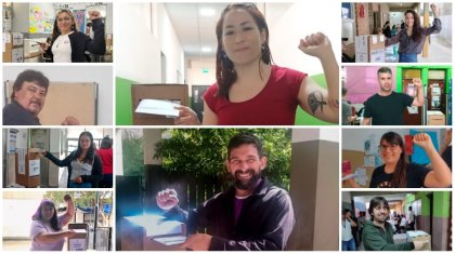 Zona Sur: votaron los principales candidatos y candidatas de la izquierda