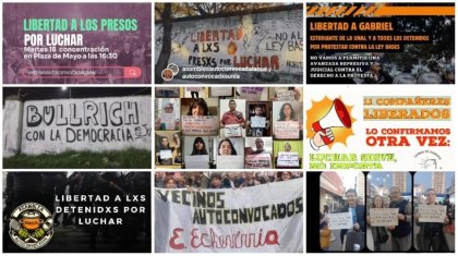  Gran campaña de las Asambleas de zona sur por la liberación de los detenidos por luchar