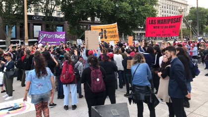 Justicia por Arcoiris: nueva movilización de protesta en Plaza de Mayo