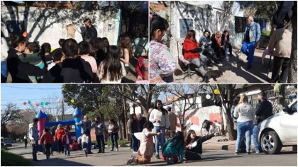 Día de las infancias en Morón Sur junto a cooperativistas, trabajadores y estudiantes