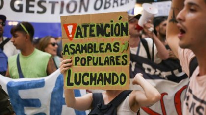 Molinetazo en Retiro: Las asambleas coparon la estación 