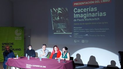 La directora Paula Markovitch presenta su libro Cacerías imaginarias 